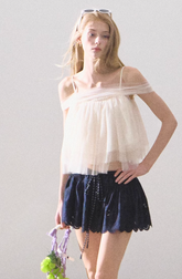 Soft Mesh Camisole Top